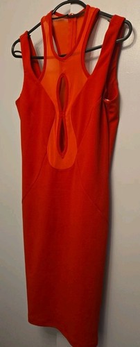 Abito donna rosso senza