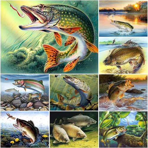 Grande pesce pesca - pesca, diamante