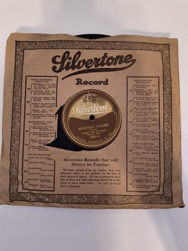 Vintage silvertone record - silvertone,