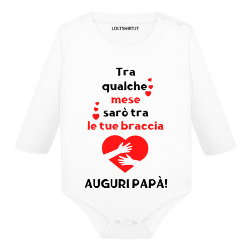 Body neonato tenero manica