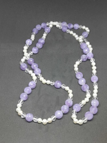 Collana lunga quarzo - collana, di
