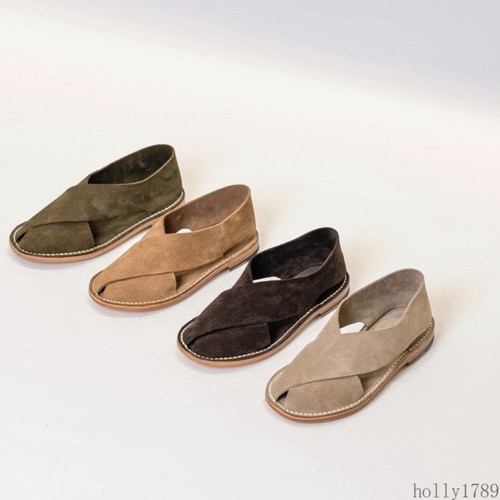Sandali slip uomo pelle - slip-on,
