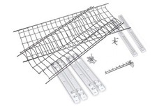 PENSILE CROMATO CON VASCHETTA