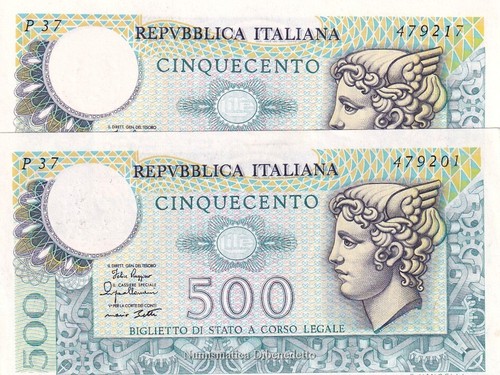 Repubblica 500 lire mercurio - -,