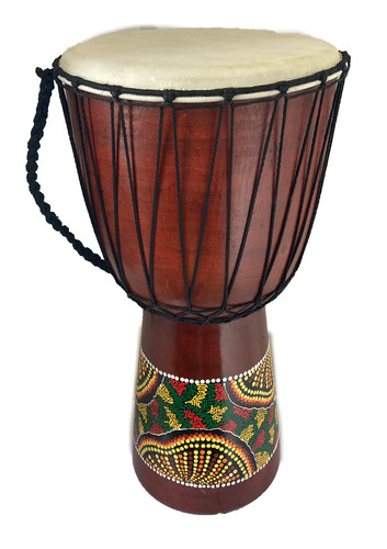 Tamburo djembe dipinto mano - tamburo,