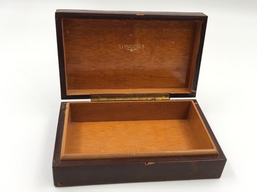 Longines empty wooden watch - longines,