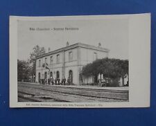 Cartolina Stia Casentino Stazione ferroviaria Animata Ed Bartolucci NV