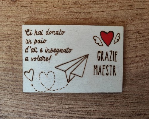 Calamita idea regalo maestra
