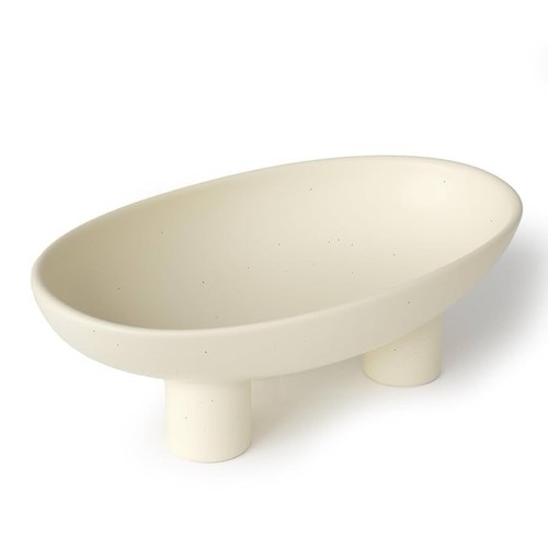 Fruttiera ceramica tre gambe