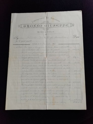 Fattura sordevolo grosso - sordevolo,