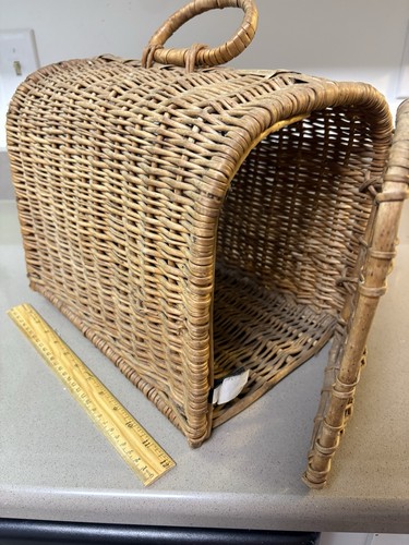 Trasportino vintage vimini - vintage,