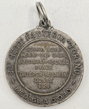 MEDAGLIA 82° REGGIMENTO FANTERIA TORINO "CREDO E VINCO"