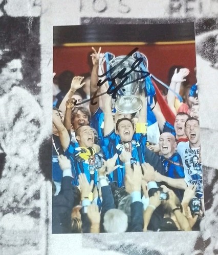 Autografo javier zanetti inter - javier,