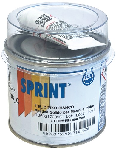 Stucco per marmo bianco ml - per,