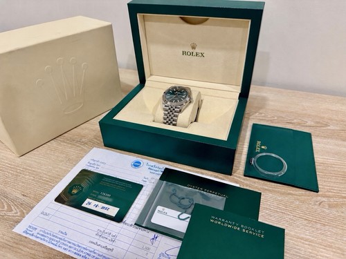 Rolex datejust verde - rolex, 41