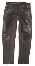 John Devin Pantaloni In Pelle