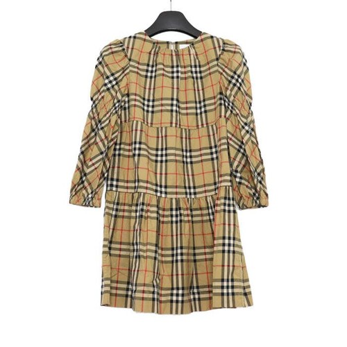 Burberry puff sleeve check - burberry,
