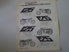 advertising Pubblicità 1966 MOTO GUZZI STORNELLO 125 TURISMO/SPORT/SCRAMBLER