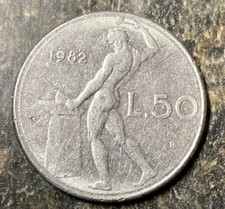 1982 (R) Italy 50 Lire 