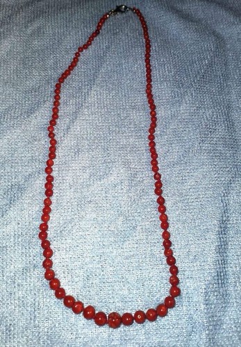Collana corallo rosso