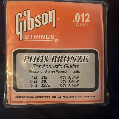Gibson phosphor bronze 230l - gibson, g-230l