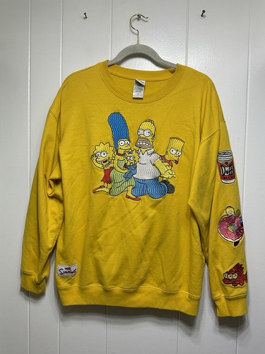 Felpa pullover uomo simpson - felpa,