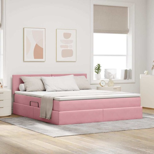 Letto con contenitore led - contenitore,