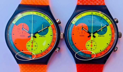 Swatch variant chrono 1990 - ⌚,