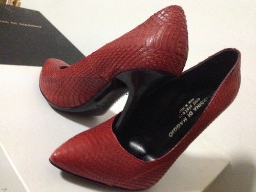 Decoltè stiletto pitone - decoltè,