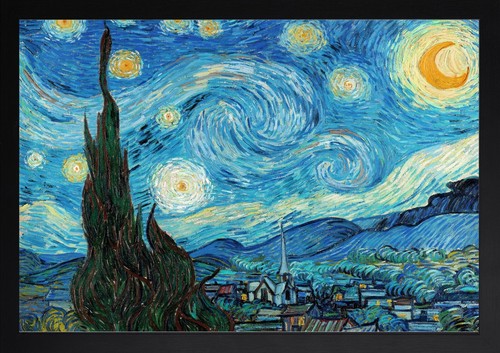 Star night vincent - by,