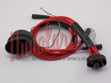 SERIE CAVI CANDELE ROSSI ALFA ROMEO 1750 / GIULIA / SPIDER ( CAVO BOBINA LUNGO )