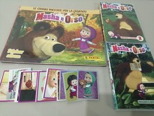 Album figurine Masha e Orso panini 2015 vuoto + 2 DVD con 16 Episodi Rif. C160