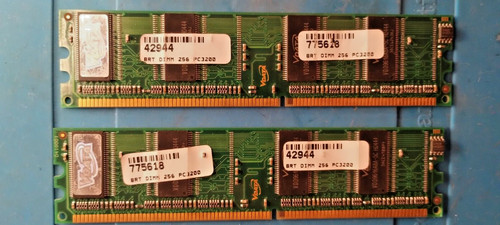 Memorie dimm 256 mb pc3200 - 2,