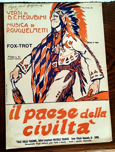 Spartito vintage il - -, paese