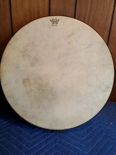 Vintage Remo PTS 10" Tamburello 4416181 ~ Doppia Fila di Carillon, Funziona Molto Bene