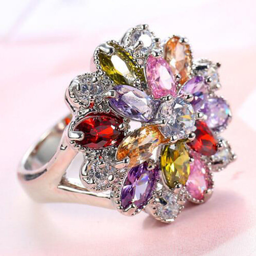 Anello argento forma - a,