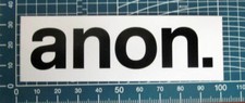 ANON STICKER KLEBER ADESIVO NEW ORIGINAL
