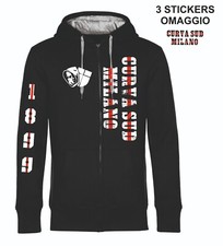 Felpa zip cappuccio - curva, sud
