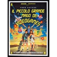 manifesto IL PICCOLO GRANDE MAGO DEI VIDEOGAMES Mario Bros fred savage A237