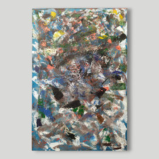 Grande quadro acrilico testurizzato moderno astratto originale tela action painting