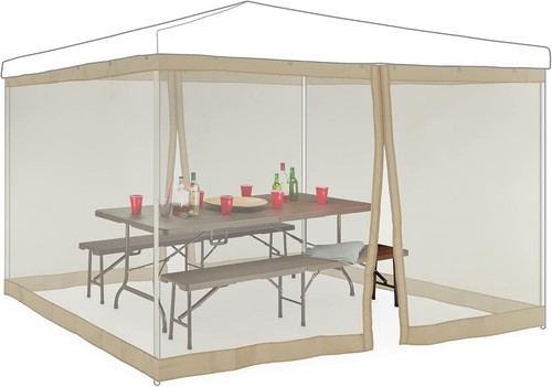 Set zanzariere per gazebo - 2,