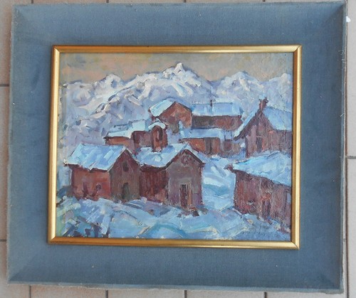 Quadro dipinto olio firmato - a,