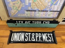 NYC BUS TROLLEY ROLL SIGN