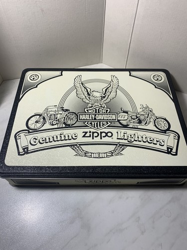 Zippo box tin harley davidson - tin, harley-davidson