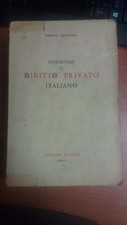 LIBRO COMPENDIO DI DIRITTO PRIVATO ITALIANO ENRIETTI ENRICO LOESCHER 1963