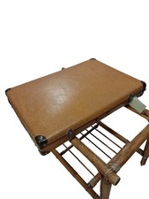 Valigia Vintage in Cartone Rigido con Angoli Rinforzati