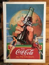 COCA COLA, PUBBLICITÀ D'EPOCA, RARO POSTER 1997