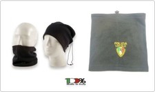 Scaldacollo Nero Fascia Scalda Collo Berretto Doppio Uso  Polizia Locale Pegaso