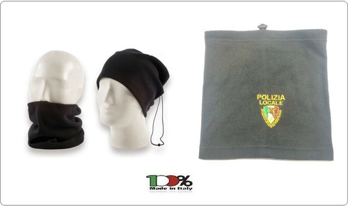 Scaldacollo nero fascia - nero,