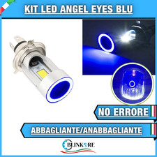 LAMPADA LED H4 ANGEL EYES BLU